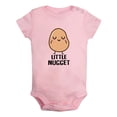 thumbnail image 1 of Little Nugget Potato Funny Rompers Newborn Baby Bodysuits Infant Jumpsuits Kids Cotton Graphic One-Piece Outfits, 1 of 5