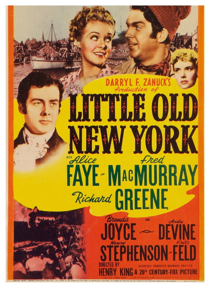 Little Old New York U Canvas Art -  (11 x 17)