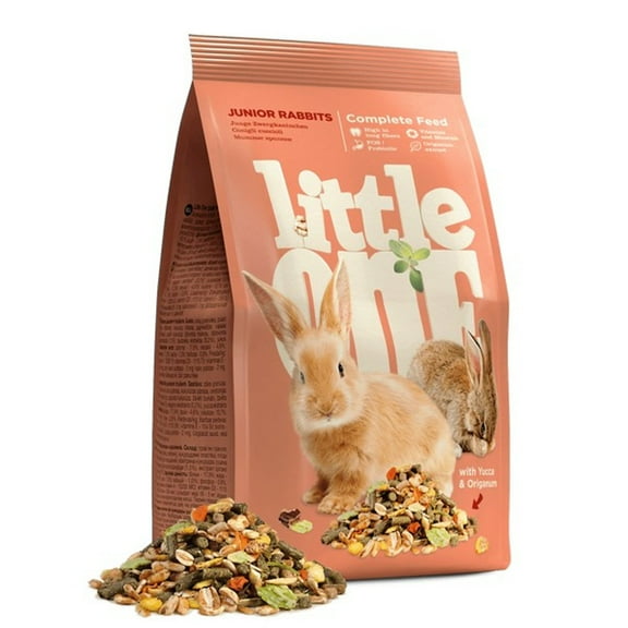 Little One Feed For Junior Rabbits Small Animal Food 900G 1 Case