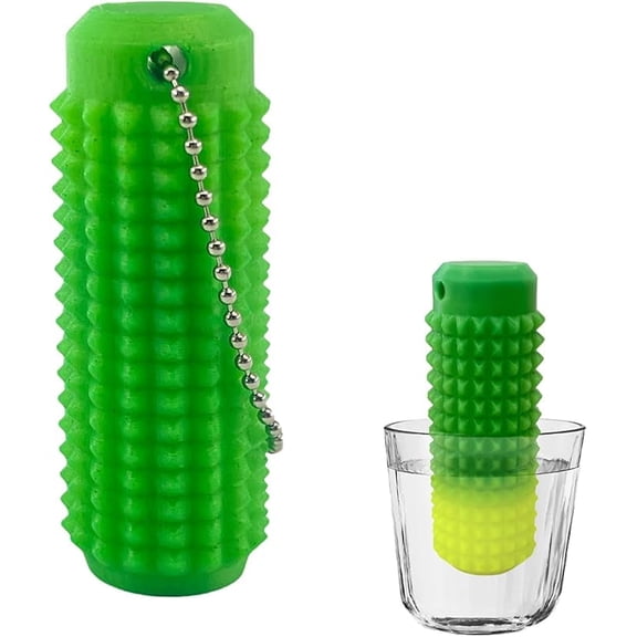 1PCS Pain Fidget, Pocket Mini Fidget Toy for Adults, Pain Stim Fidget, 3D Printed Venting Key Pendant, Spiky Grippie Stim Keychain Color-Changing (30 ℃ ), Novelty Gifts for Friends