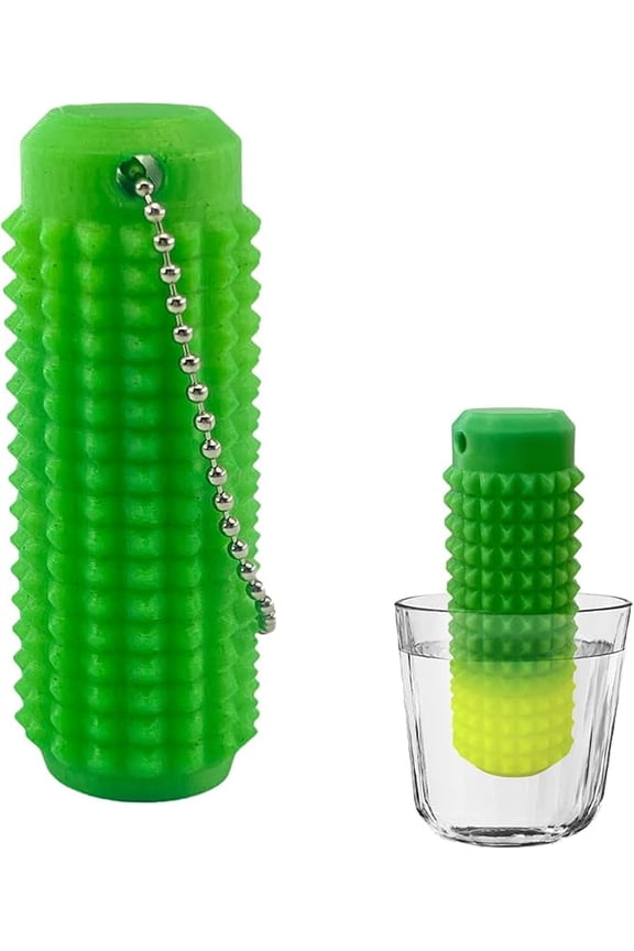 1PCS Pain Fidget, Pocket Mini Fidget Toy for Adults, Pain Stim Fidget, 3D Printed Venting Key Pendant, Spiky Grippie Stim Keychain Color-Changing (30 ℃ ), Novelty Gifts for Friends