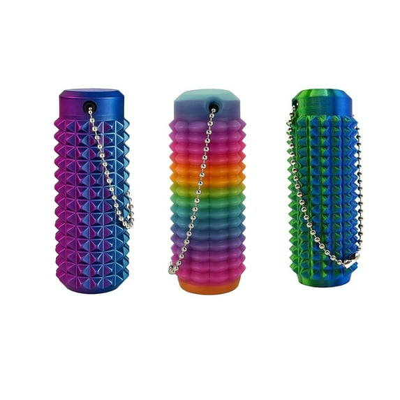 Little Ouchies Portable Vibrant Colors Stim Tool – Sensory Motor Aids and Fidget Stim Tools for Adults, Compact and Calming Portable Stim Tool for Focus, Stress Relief, and Daily Sensory Needs(3pcs)