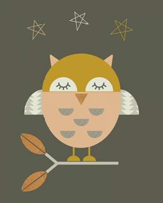 Little Owl Canvas Art - Little Design Haus (24 x 30)