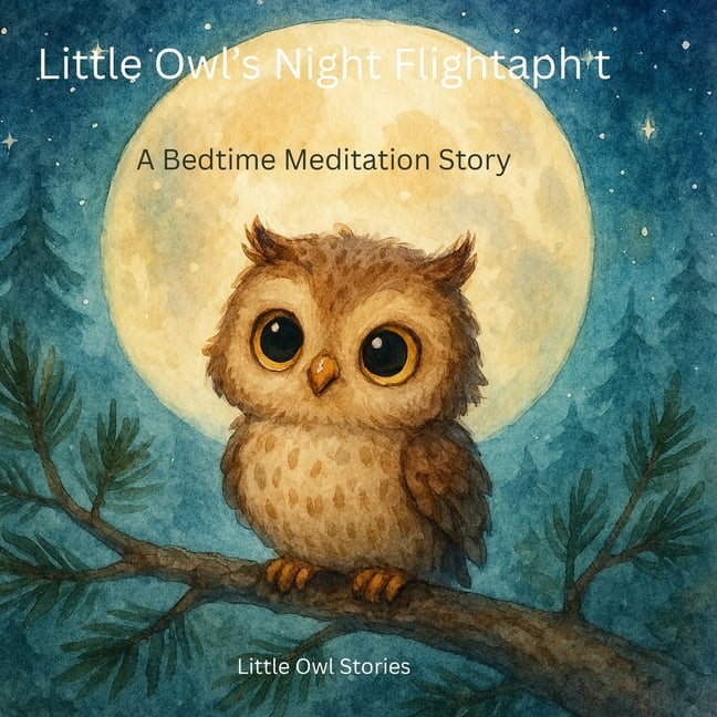 Little Owl's Night Flight: A Bedtime Meditation Story for Kids, (Paperback)