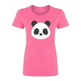 thumbnail image 1 of Little Panda Face Graphic Shaped T-Shirt Women -Image by Shutterstock, Female Small, 1 of 2