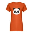 thumbnail image 1 of Little Panda Face Graphic Shaped T-Shirt Women -Image by Shutterstock, Female x-Large, 1 of 2