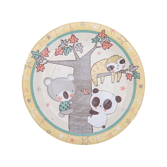 Little Panda & Friends Dinner Plate - Party Supplies - 8 Pieces