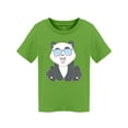 thumbnail image 1 of Little Panda In Glasses T-Shirt Toddler -Image by Shutterstock,  3 Toddler, 1 of 2