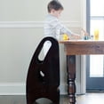thumbnail image 1 of Little Partners 3-in-1 Growing Step Stool Toddler Tower Helper Step Stool, Wooden Toddler Standing Stool for Bathroom or Kitchen, Anti-Slip Feet, Built-in Safety Hand Rails Up to 200 lbs. - Espresso, 1 of 11