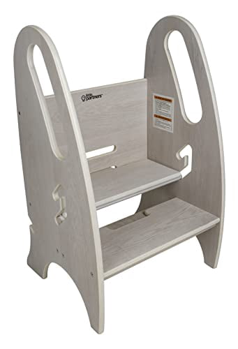 Little Partners 3-in-1 Growing Step Stool Toddler Tower Helper, Wooden