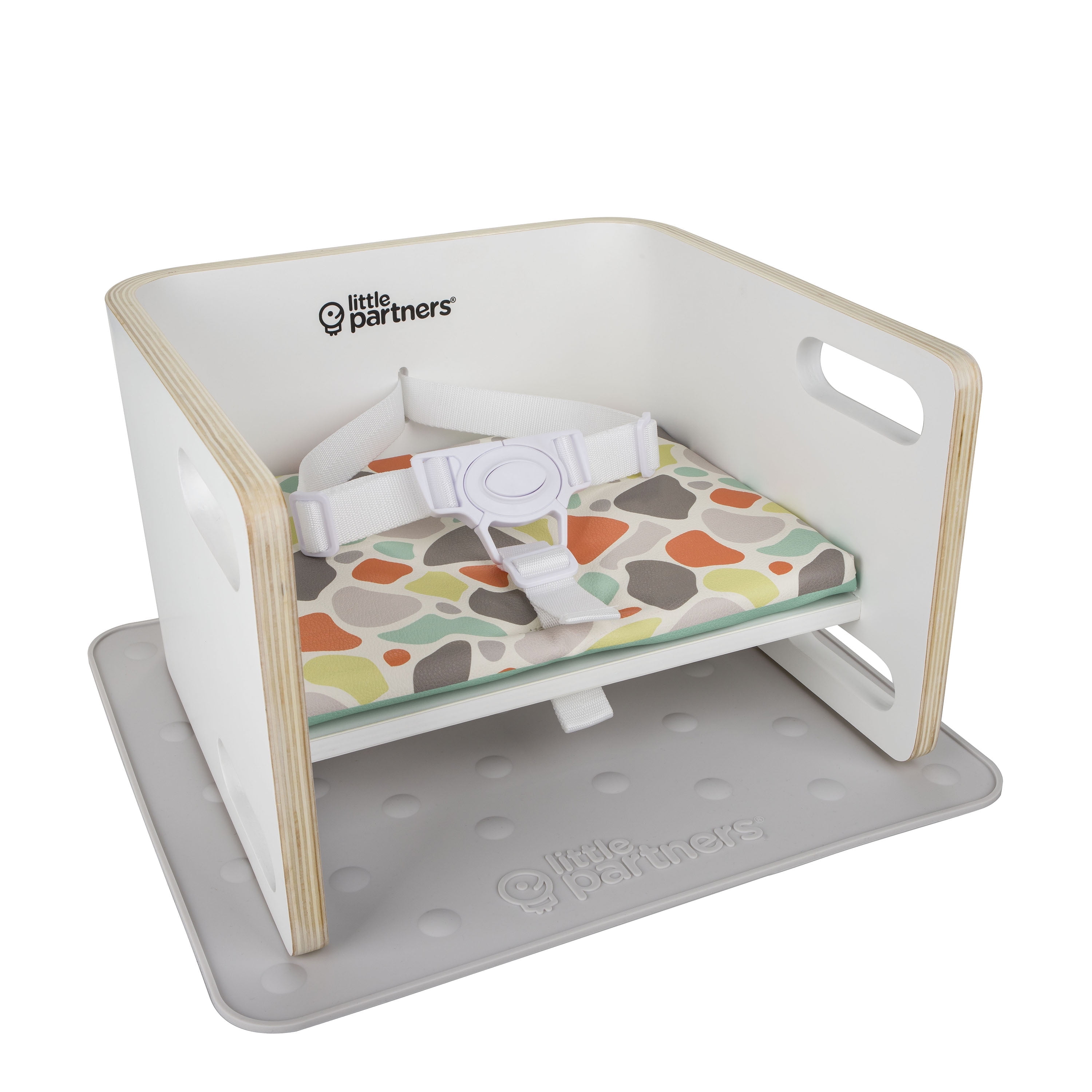 Little Partners 3-in-1 Learning Booster, Pebbles on White, Unisex ...