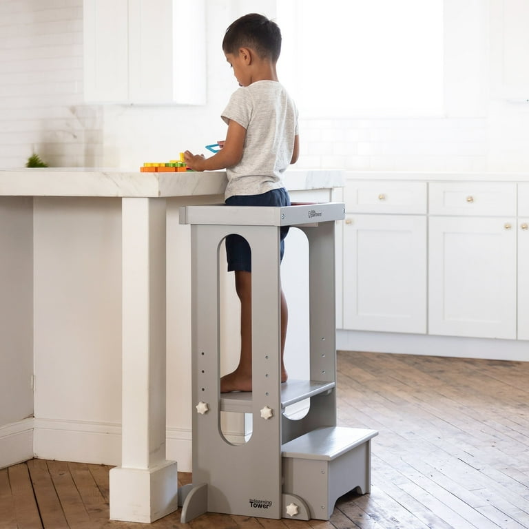 Little Partners Foldable Toddler Learning Tower, Adjustable