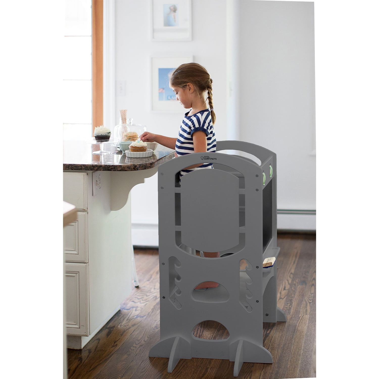  Little Partners Limited Edition Learning Tower - Wooden Kitchen  Stool and Helper Tower for Babies, Toddlers and Kids, Team Building Skills,  Kitchen Step Stool, Learning Tower for Toddlers(Natural) : Toys 