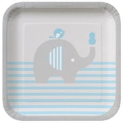 Little Peanut Boy Square Peanut Dessert Plates 8 Count for 8 Guests