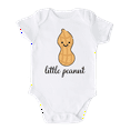 thumbnail image 1 of Little Peanut Cute Baby bodysuit Shirt Premium Custom Clothes Unisex Baby Gift for Mom Newborn 0-3m White, 1 of 2