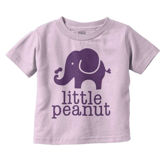 Little Peanut Cute Lil Elephant Lover Toddler Boy Girl T Shirt Infant Toddler Brisco Brands 12M