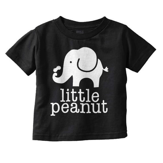 Little Peanut Cute Lil Elephant Lover Toddler Boy Girl T Shirt Infant Toddler Brisco Brands 18M
