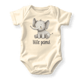 thumbnail image 1 of Little Peanut Elephant Baby Bodysuit, Newborn Outfit, Baby Clothes, Gift&nbsp;for&nbsp;Children 0-3m Natural, 1 of 2