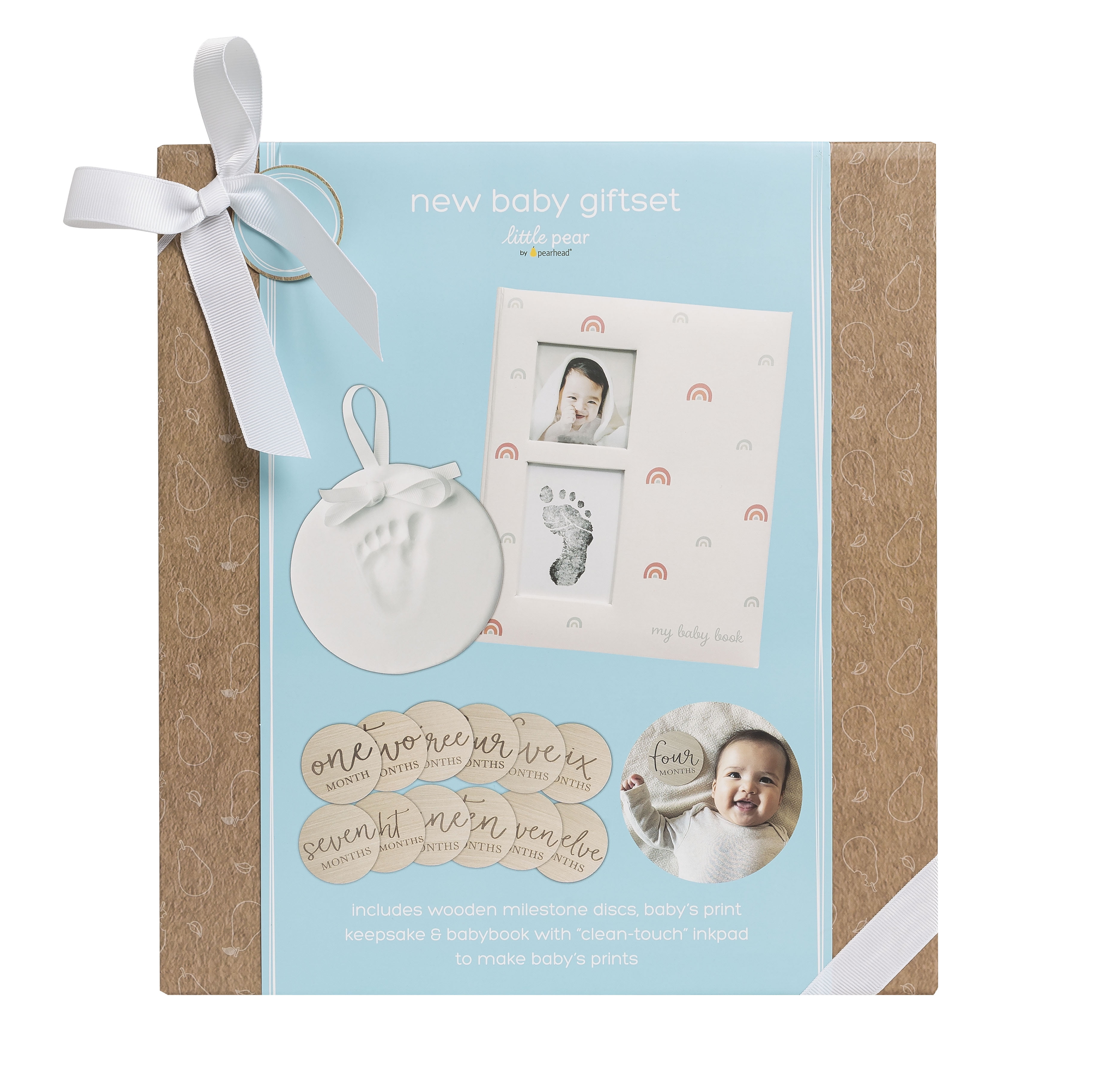 Amazon.com : Boho Baby Monthly Milestone Cards | 7 Pcs Wooden Double Sided  Discs from Newborn to 1 Year | Baby Gift Sets incl. Hello World Baby Birth  Announcement Sign for Baby