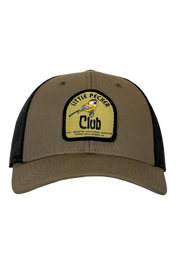 Little Pecker Club Patch Snapback Hat Military Green / Black