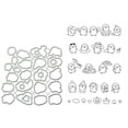 thumbnail image 1 of Little Penguin Clear Stamp Die Cuts Combo Cute Cartoon Animal Embossing Template, 1 of 12
