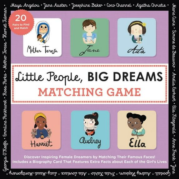 Little People, BIG DREAMS: Little People, BIG DREAMS Matching Game : Put Your Brain to the Test with All the Girls of the Little People, BIG DREAMS Series! (Series #25) (Kit)