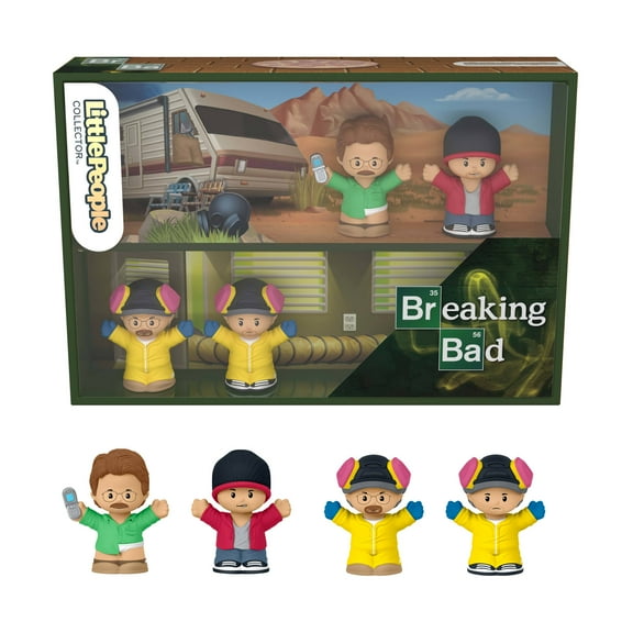 Little People Collector Breaking Bad TV Show Special Edition Set for Adults & Fans, 5 Figures