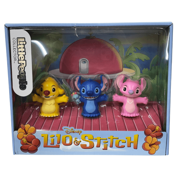Little People Collector Disney Stitch and the Cousins Figure Set Fisher-Price Collectible Disney Lilo & Stitch Character Pack