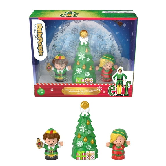 Little People Collector Elf Movie Special Edition Figure Set in Christmas Box for Adults & Fans