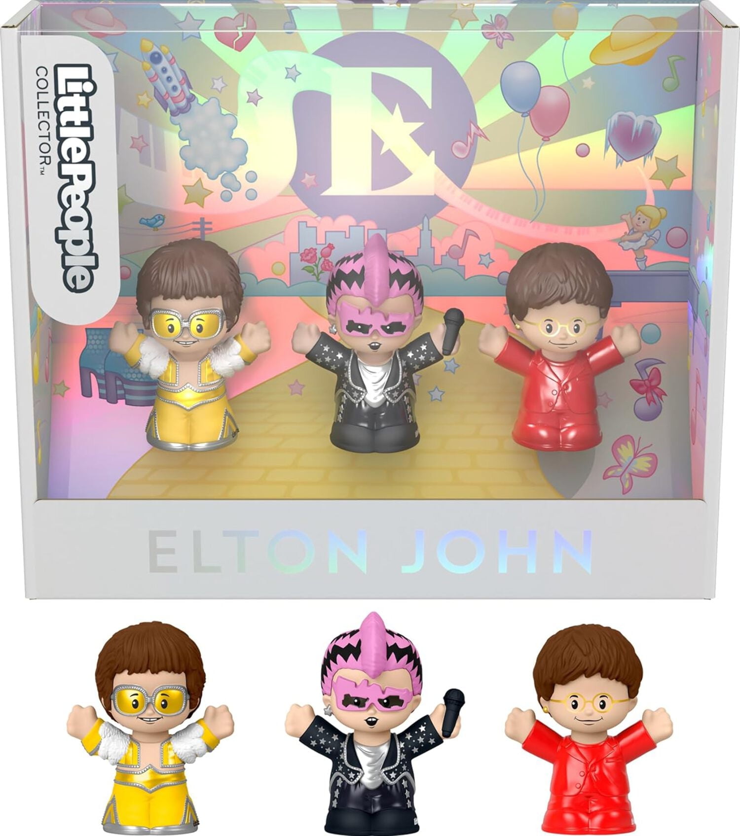 Little People Collector - Elton John Set of 3 Figures in a Display Box