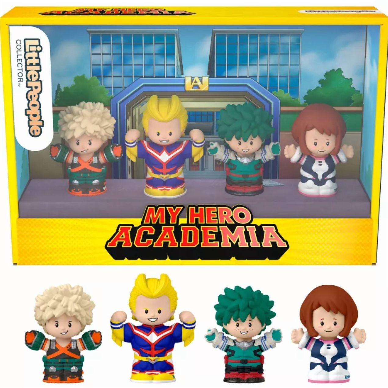 My Hero Academia Anime Series Special Edition Set: 4 Action Figures by Little People