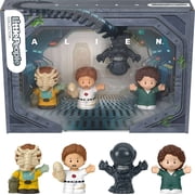 Little People Collector Series Facehugger, Kane & Chestburster, Xenomorph & Ripley Figure 4-Pack [Glow in the Dark]