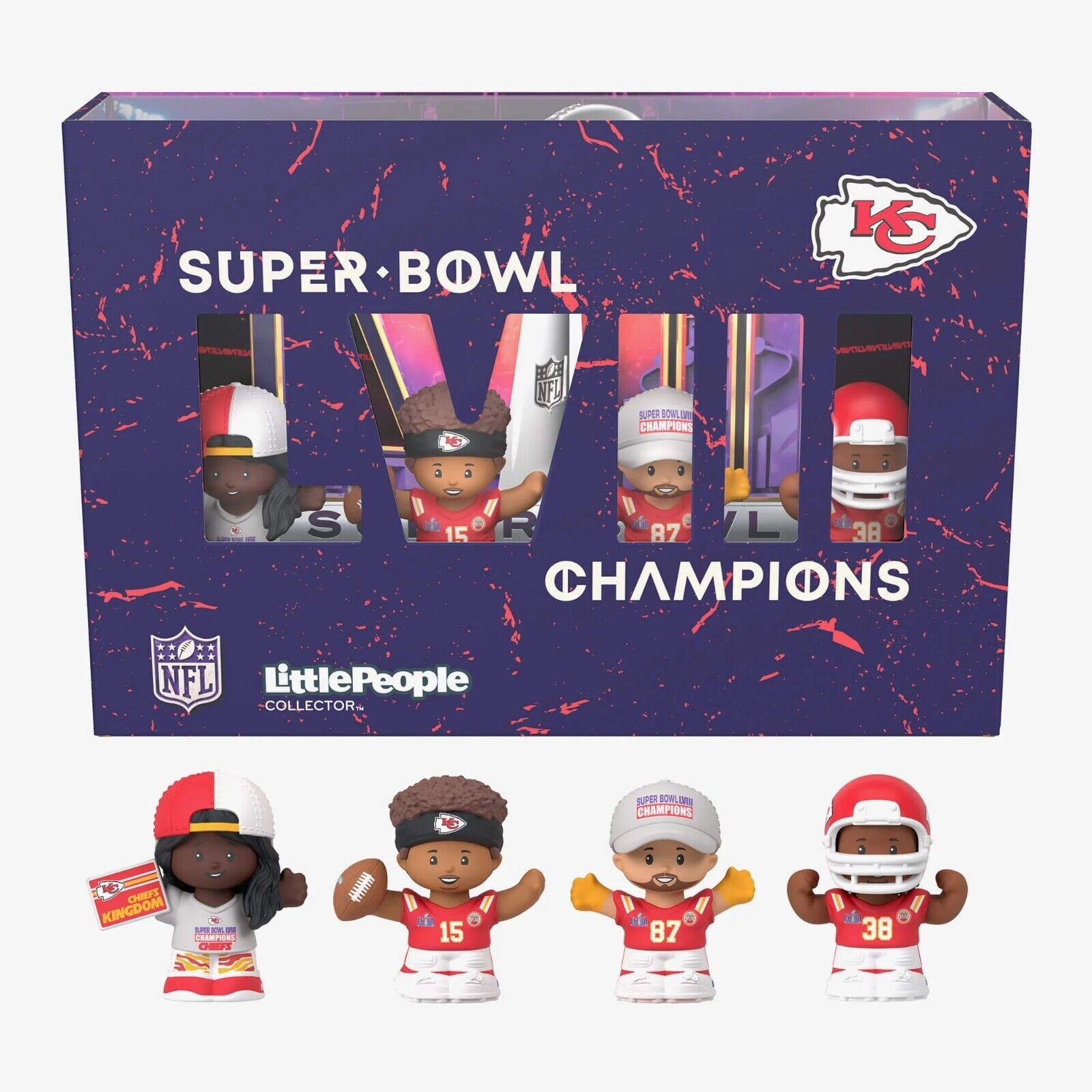Little People Collector Super Bowl LVIII Champions Set Kansas City ...