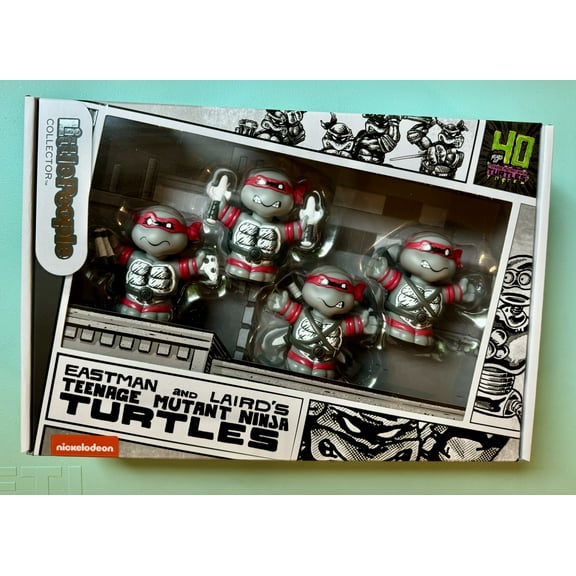 Little People Collector Teenage Mutant Ninja Turtles: Origins Special Edition Figure Set 40 Years