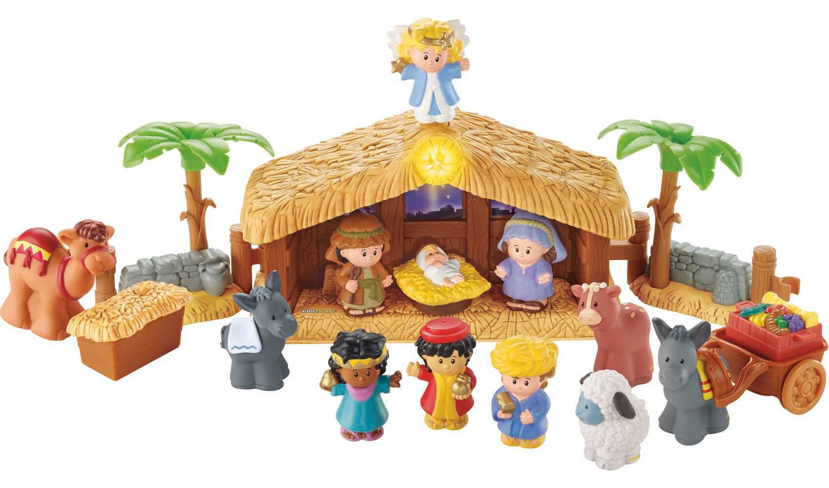 Little People Deluxe Christmas Story, Nativity Playset, Toddler Toys - image 1 of 6