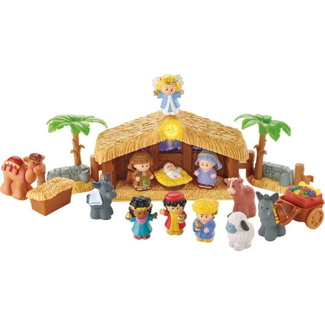 Little People Deluxe Christmas Story, Nativity Playset, Toddler Toys