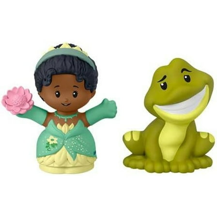 Little People Disney Princess Tiana and Naveen Action Figure Set, Ages 1.5-5 Years