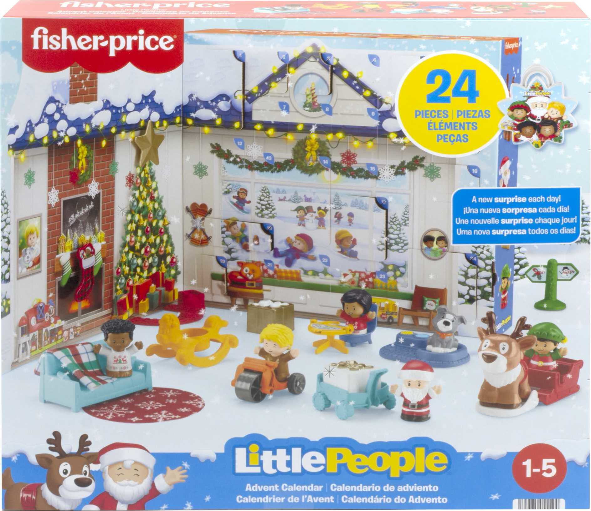 Little People FisherPrice Advent Calendar Action Figure Set, 24 Pieces