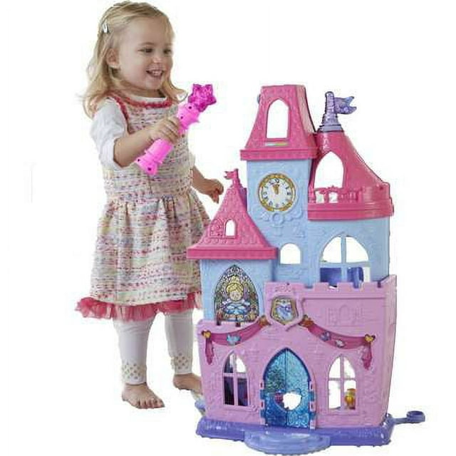 Little People Fisher-Price Disney Princess Magical Wand Palace Doll Playset