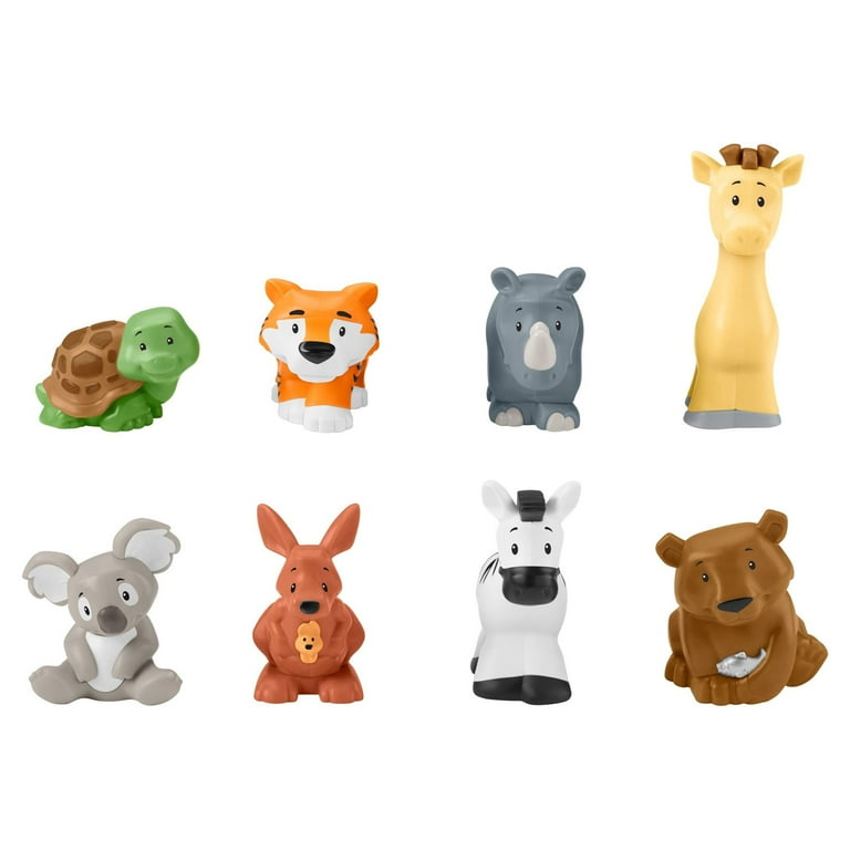 Free Shipping! Little People Safari Animal Friends Figure Set, 8