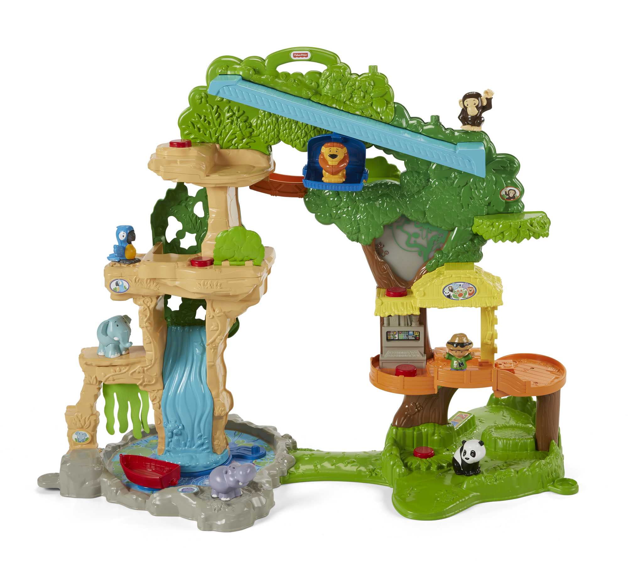 Little People Share & Care Safari Interactive Lights & Sounds Playset
