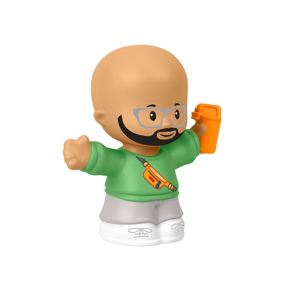 Fisher-Price Little People Athleisure Dad Character Figure for Toddlers & Kids, 1 Piece