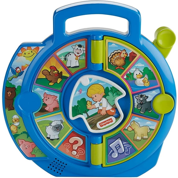 Infant learning English puzzle animal English pronunciation Turntable Toy early education machine