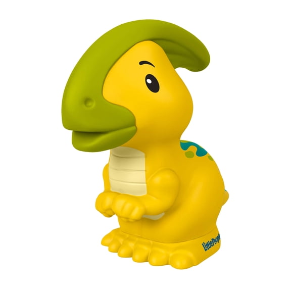Fisher-Price Little People Parasaurolophus Dinosaur Toy Figure for Toddler Pretend Play, 1 Piece