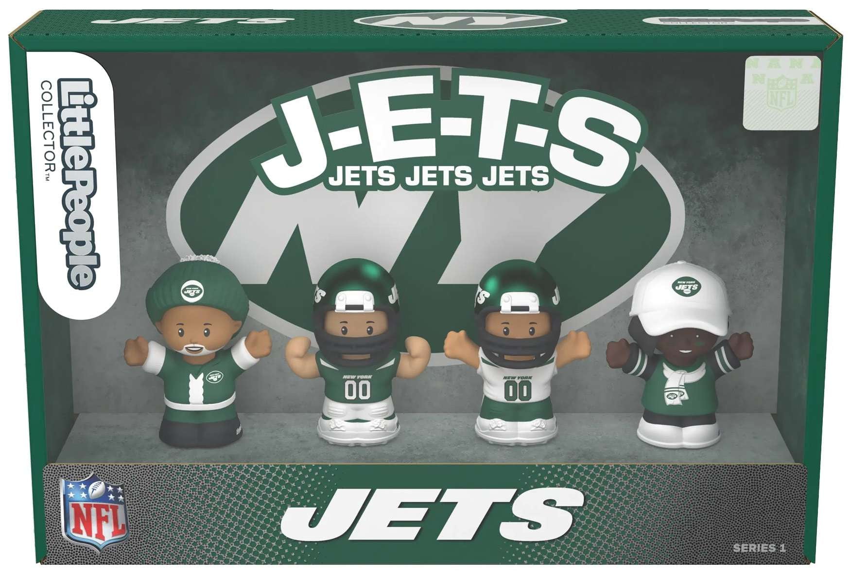 Little People x NFL Collector Jets Figure 4-Pack