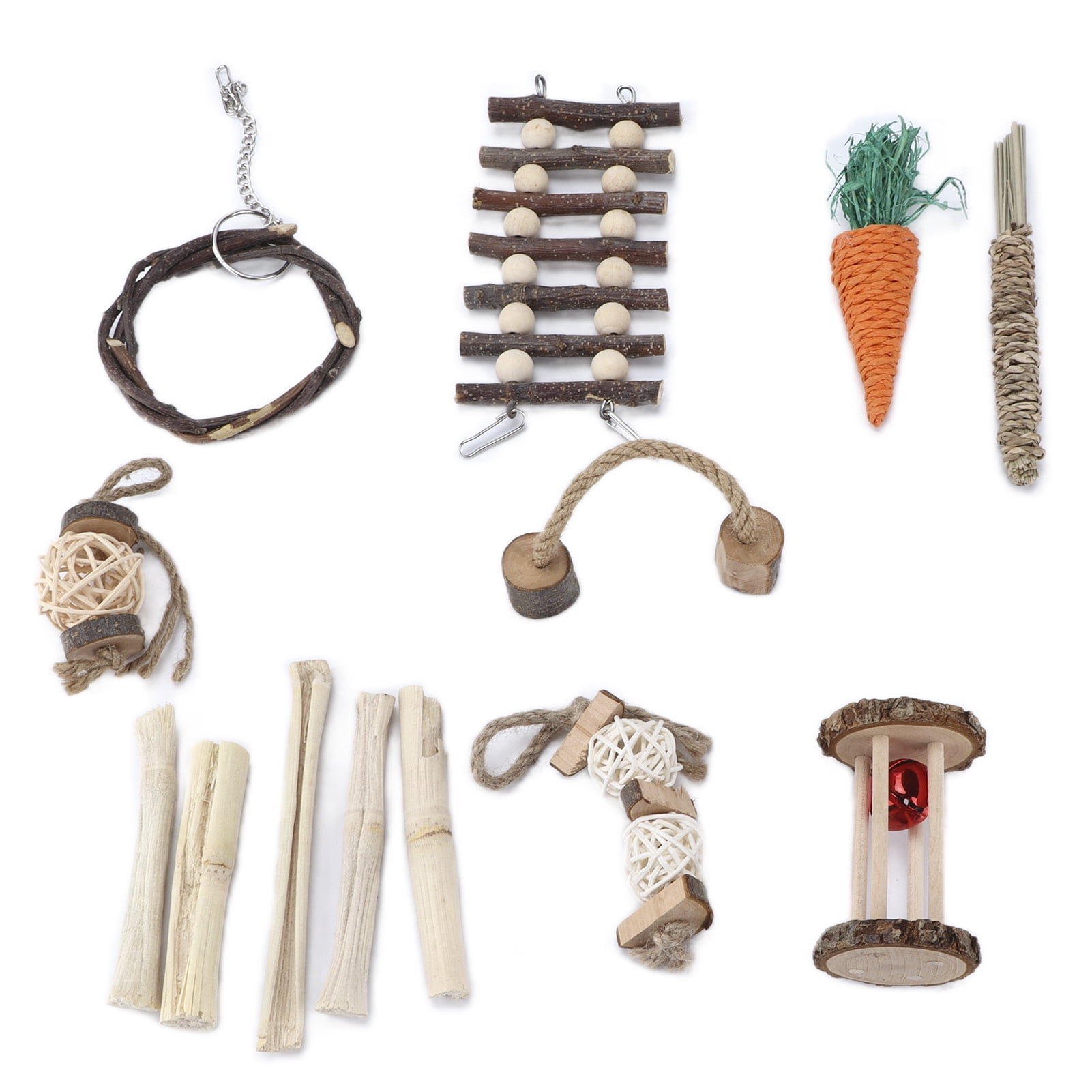 Little Pets Chew Toy Set Safe Non Toxic Relieve Stress Pet Molar Toys