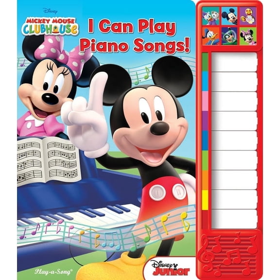 Little Piano Book Disney Junior Mickey Mouse Clubhouse: I Can Play Piano Songs! Sound Book, (Paperback)