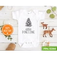 thumbnail image 1 of Little Pinecone Baby Onesie, Nature Baby Gift, Cute Hiking Bodysuit Cute Baby Onesie, BABY BODYSUIT LAT 4424, 1 of 3
