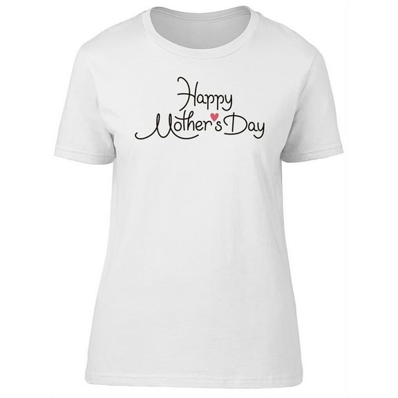 Little Pink Heart Mothers Day T-Shirt Women -Image by Shutterstock, Female x-Large