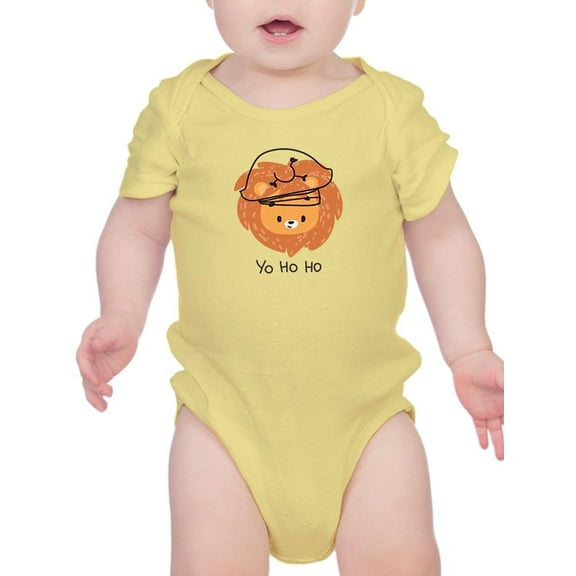 Little Pirate Lion Bodysuit Infant -Image by Shutterstock,  6 Months